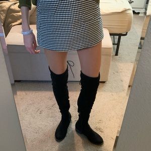 Over the Knee black Boots